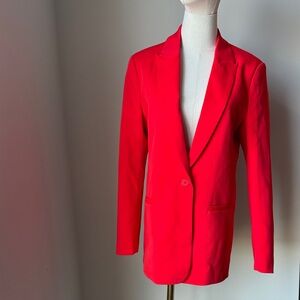 Vicki Sold out NWT Vibrant Red Blazer